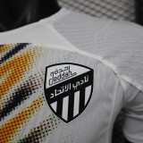 2024-25 Mens Ittihad away white  Player version soccer jersey