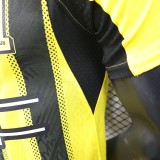 2025-26 Mens Ittihad yellow Player version soccer jersey