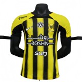 2025-26 Mens Ittihad yellow Player version soccer jersey