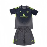 2025-26 KIDS  Manchester United Goalkeeper soccer Jersey