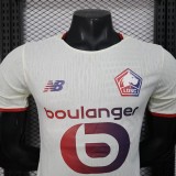 2025-26 Mens Lille away white  Player version Soccer Jersey