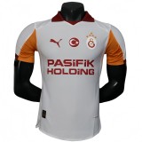 2025-26 Mens Galatasaray away white  Player soccer jersey