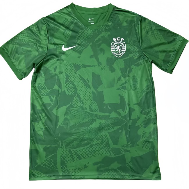 2025-26 Mens Sporting Lisbon Green soccer Jersey