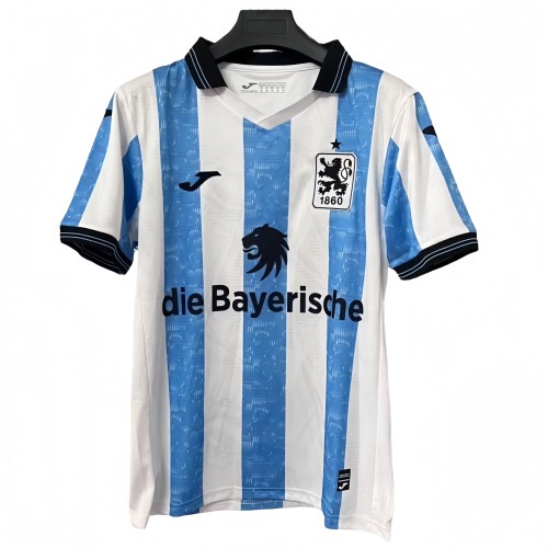 2025-26 Mens Munich 1860 home white Soccer Jerseys