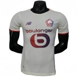 2025-26 Mens Lille away white  Player version Soccer Jersey