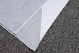 2025-26 Mens Real Madrid gray white Training Short Suit
