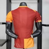 2025-26 Mens Galatasaray home Red Yellow  Player soccer jersey