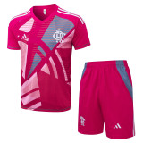 2025-26 Mens Flamengo rose pink short training suit