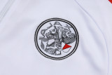 2025-26  Mens Ajax  white Jacket Tracksuit