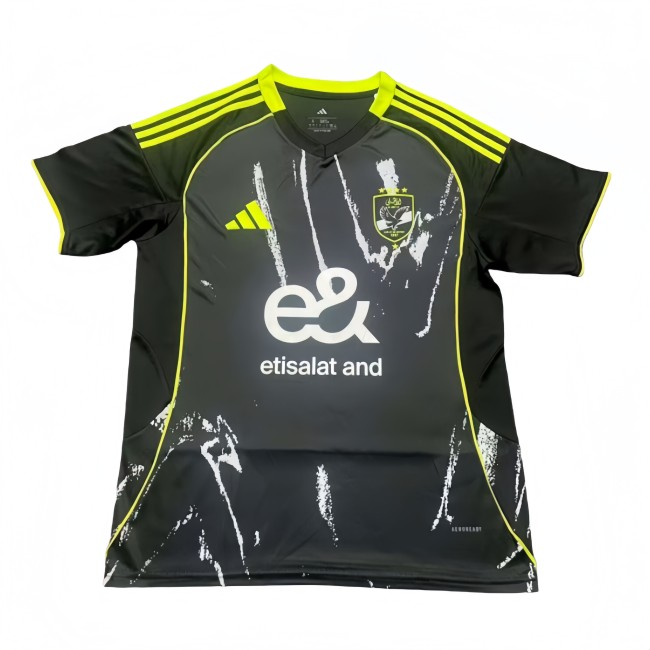 2025-26 Mens AL AHLY SC away black Soccer Jersey
