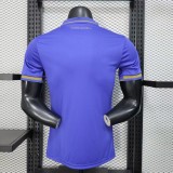 2025-26 Mens  AS Monaco  Player away blue  soccer Jersey