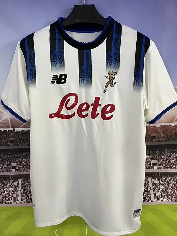 2025-26  Mens Atalanta away white soccer Jersey