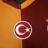 2025-26 Mens Galatasaray home Red Yellow  Player soccer jersey