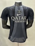 2025-26 Mens PSG Player dark gray Soccer Jersey