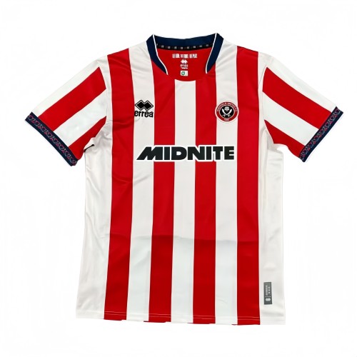 2025-26 Mens Sheffield United home red white  Soccer Jersey