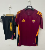 2025-26 Mens Roma home red Training Short Suit