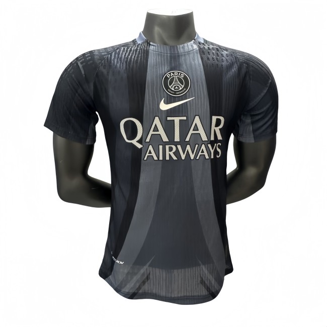2025-26 Mens PSG Player dark gray Soccer Jersey