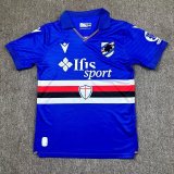2025-26 Mens Sampdoria home blue soccer Jersey
