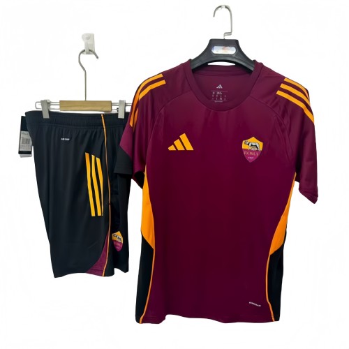 2025-26 Mens Roma home red Training Short Suit
