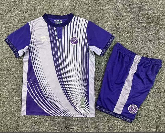 2025-26 Kids  Sheffield United Third away  Soccer Jersey