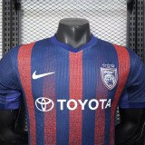 2025-26 Mens Johor DT home Player  blue soccer jersey