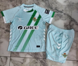 2025/26 Kids  Real Betis away blue  soccer  jersey