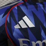 2025-26   Mens Arsenal new blue Player version soccer Jersey