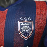 2025-26 Mens Johor DT home Player  blue soccer jersey