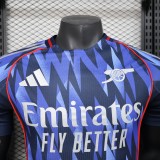 2025-26   Mens Arsenal new blue Player version soccer Jersey