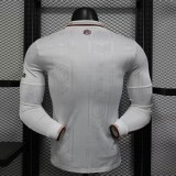 2025-26 Mens Arsenal white Third away Player version Long sleeve Jersey