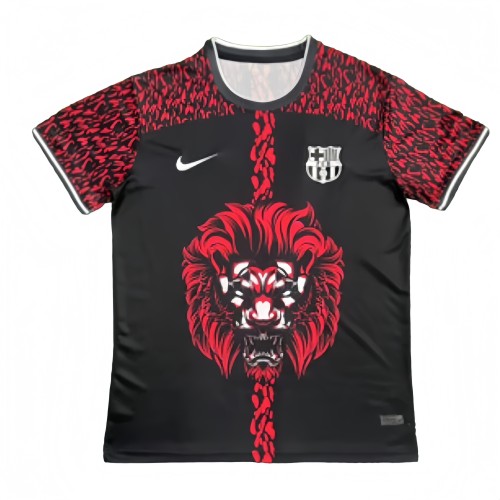 2025-26 Mens Barcelona Special Edition black  soccer Jersey