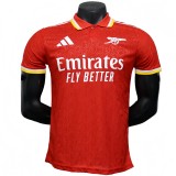 2025-26  Mens Arsenal Special Edition red Player version soccer Jersey