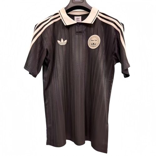 2025-26 Mens Bohemian polo  black  soccer jersey