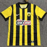 2025-26 Mens AEK Athens Home Fans Soccer Jersey