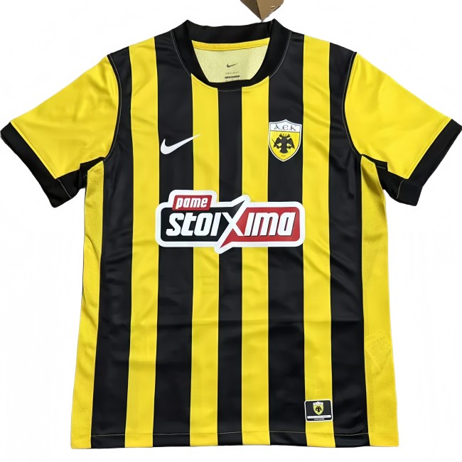 2025-26 Mens AEK Athens Home Fans Soccer Jersey