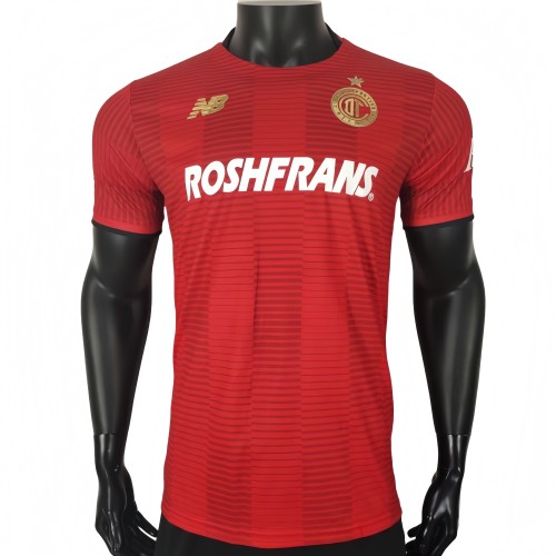 2025-26 Mens Toluca home red  Player version Soccer Jersey