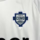 2024-25  Mens Como away white  Soccer Jersey