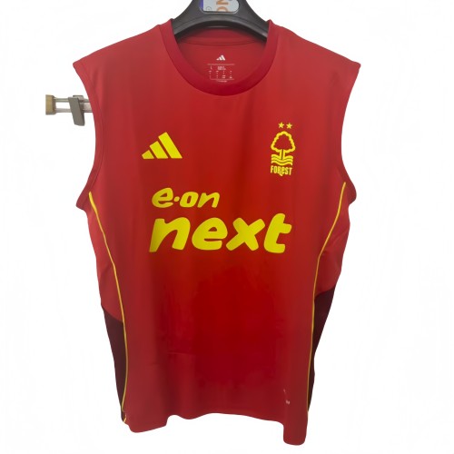 2025-26 Mens Nottingham Forest red vest soccer Jersey
