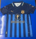 2025-26 Mens Maccabi Tel Aviv  home blue soccer jersey