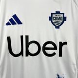 2024-25  Mens Como away white  Soccer Jersey