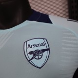 2025-26  Mens Arsenal pre-match blue  Player version soccer Jersey