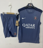 2025/26 Mens PSG blue vest short training suit