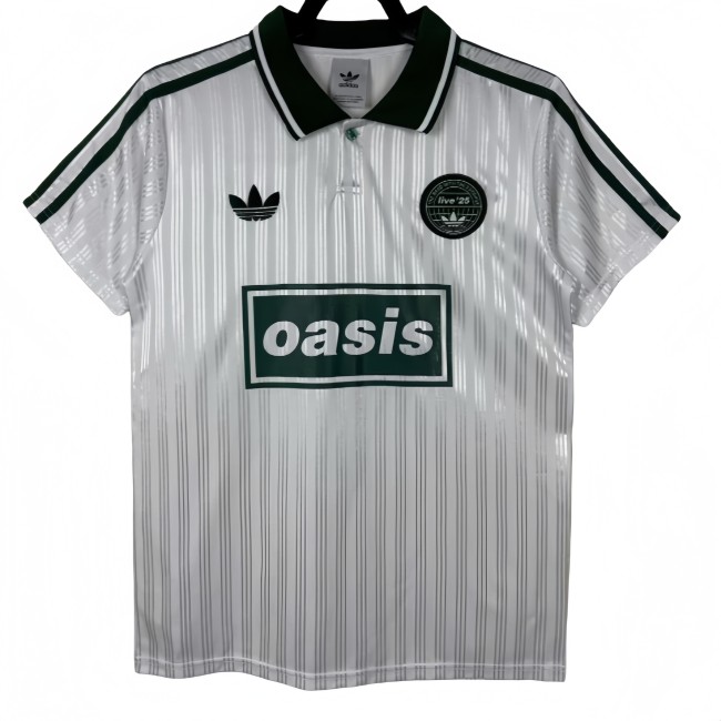 2025-26 Mens Oasis white  Polo  soccer jersey