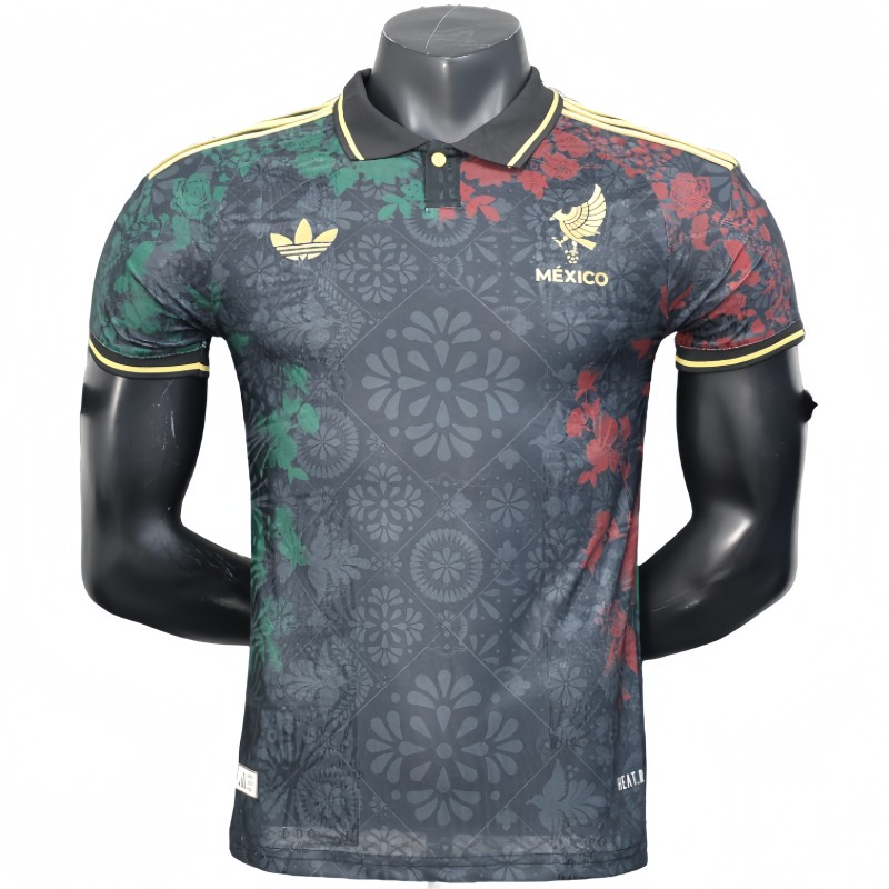 2025-26  Mens Mexico  black Special Edition Player version soccer jersey