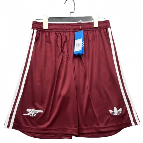 2025-26 Mens  Arsenal Brown Red Shorts Pants