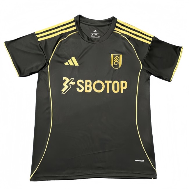2025-26 Mens Fulham Third away black  Soccer Jersey