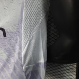 2025-26 Mens Manchester United  Player Version away white soccer Jersey