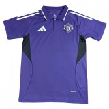 2025-26  Mens Manchester United  Purple Polo  Soccer Jersey