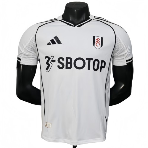 2025-26 Mens Fulham new home white Player version Soccer Jersey