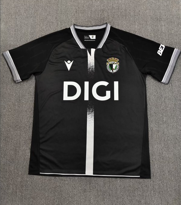 2025-26 Mens Burgos away black  Soccer Jersey